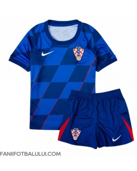 Croația Echipament de Fotbal Replică European 2024 Copii Deplasare (+ Șorturi)